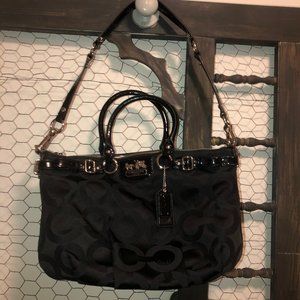 Coach Black Madison Bag